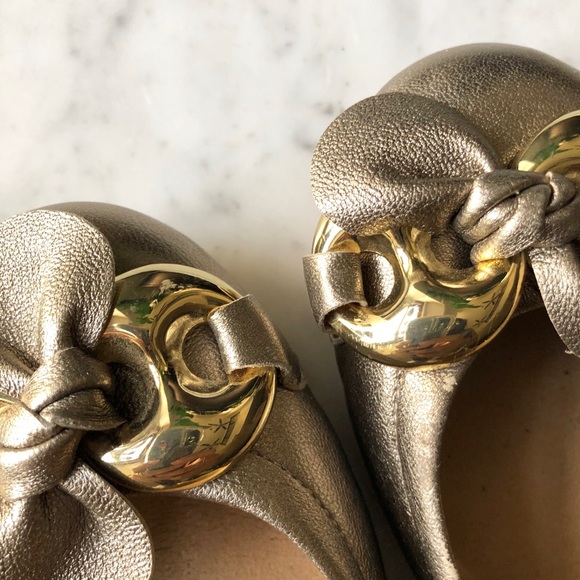 Stuart Weitzman Lolly Ornament Ballet Flats Shoes - Picture 7 of 7